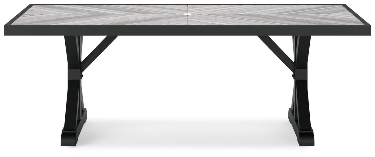 Beachcroft Outdoor Dining Table - P792-625 - product view or room setting; only outdoor dining table included (supplier image 6)