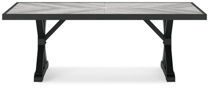 Beachcroft Outdoor Dining Table - P792-625 - product view or room setting; only outdoor dining table included (supplier image 6)
