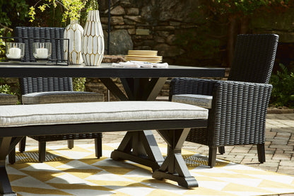 Beachcroft Outdoor Dining Table - P792-625 - product view or room setting; only outdoor dining table included (supplier image 9)