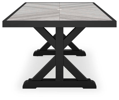 Beachcroft Outdoor Dining Table - P792-625 - product view or room setting; only outdoor dining table included (supplier image 7)