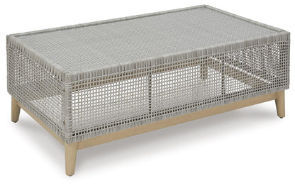 Seton Creek Outdoor Coffee Table - P798-701 - product view or room setting; only outdoor coffee table included (supplier image 1)