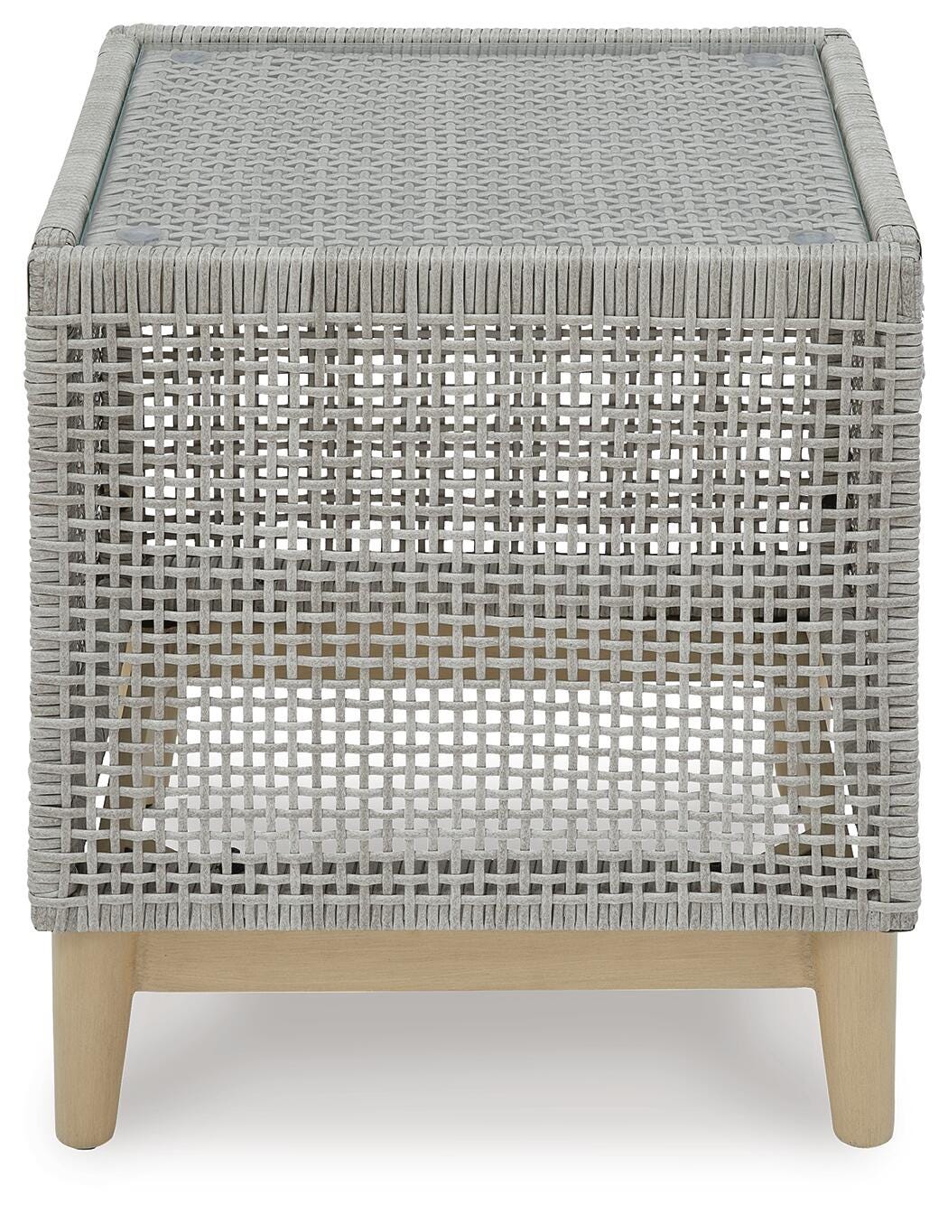 Seton Creek Outdoor End Table - P798-702 - product view or room setting; only outdoor end table included (supplier image 3)