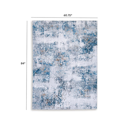 Garyard Area Rug - R405772 - approximate manufacturer dimensions (supplier image 7)