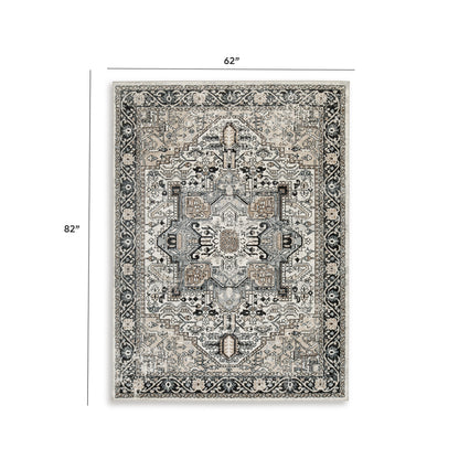 Gregmoore Area Rug - R405822 - approximate manufacturer dimensions (supplier image 6)