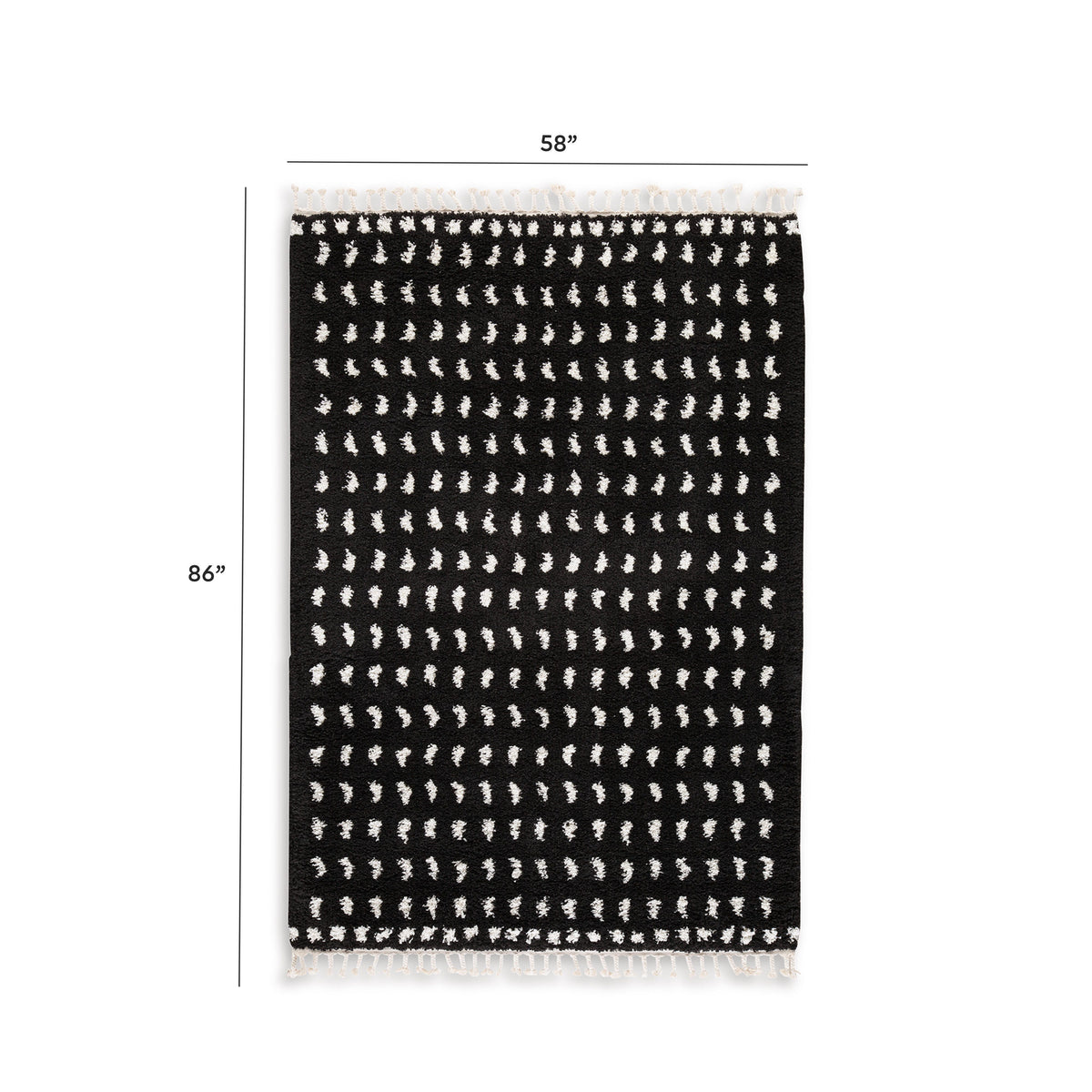 Minston Area Rug - R405952 - approximate manufacturer dimensions (supplier image 6)