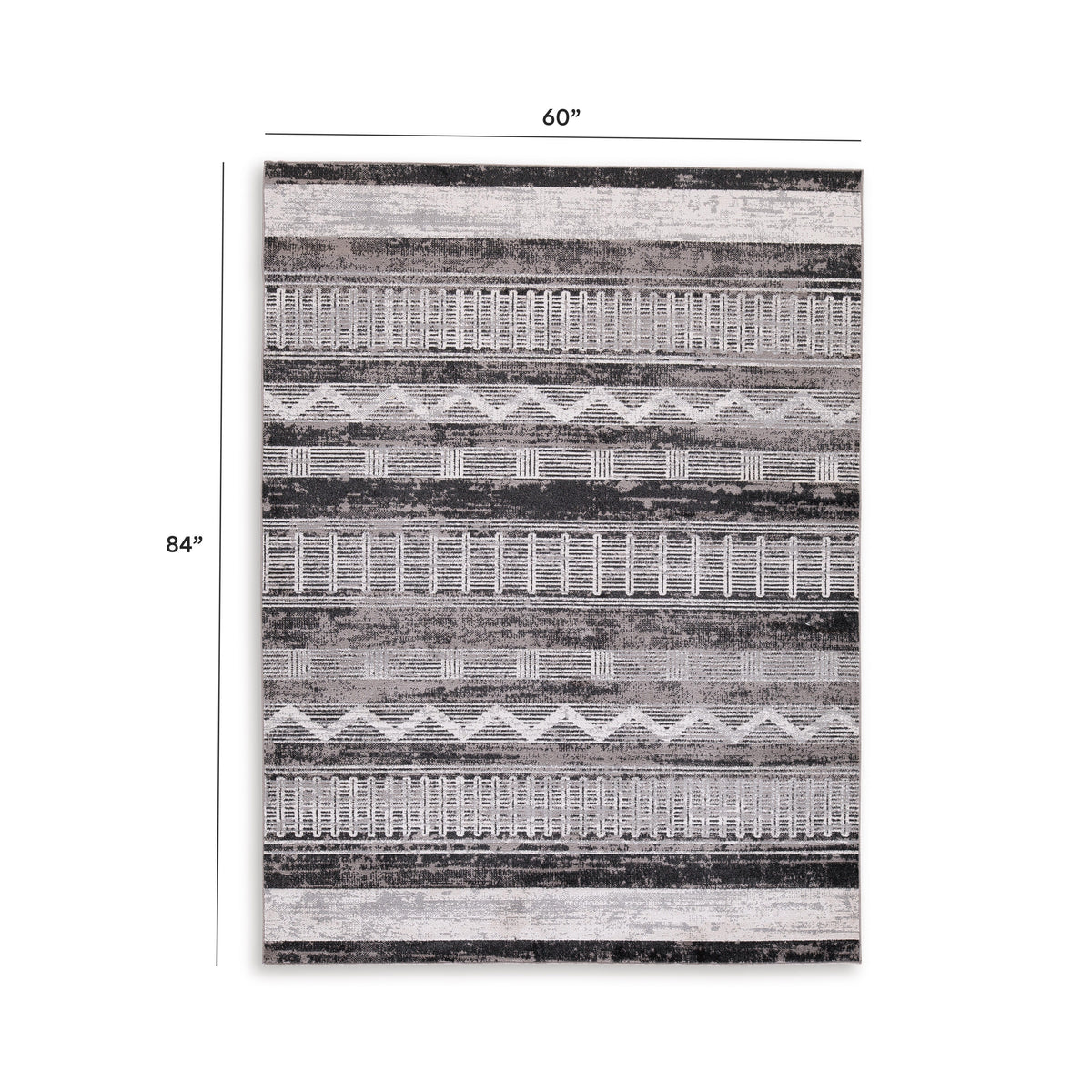 Henchester Area Rug - R405992 - approximate manufacturer dimensions (supplier image 6)