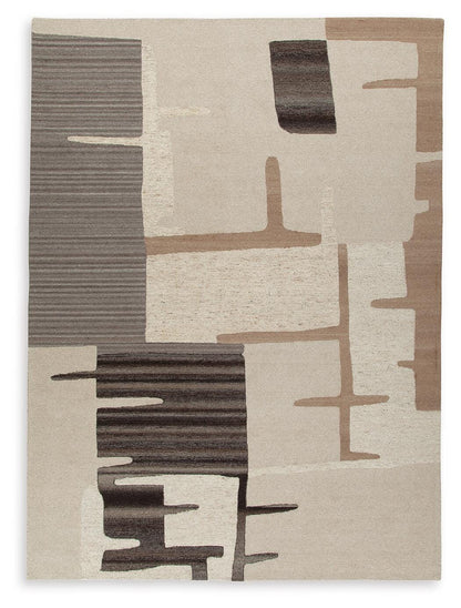 Kencher Area Rug - R406820 - product view or room setting; only area rug included (supplier image 1)