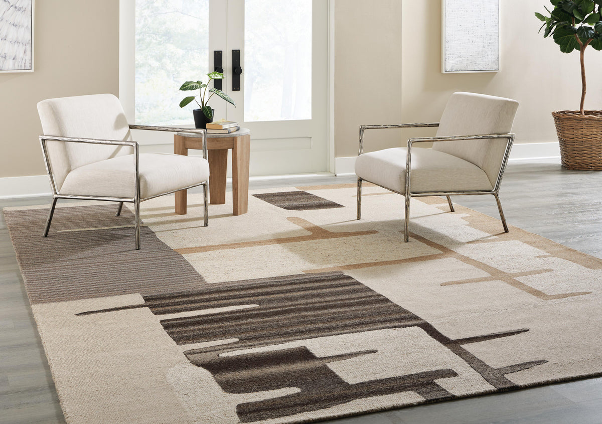 Kencher Area Rug - R406820 - product view or room setting; only area rug included (supplier image 2)
