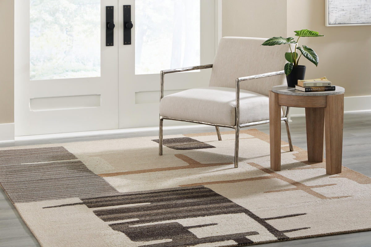 Kencher Area Rug - R406821 - product view or room setting; only area rug included (supplier image 12)