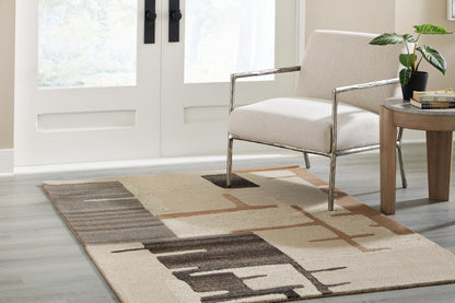Kencher Area Rug - R406822 - product view or room setting; only area rug included (supplier image 8)