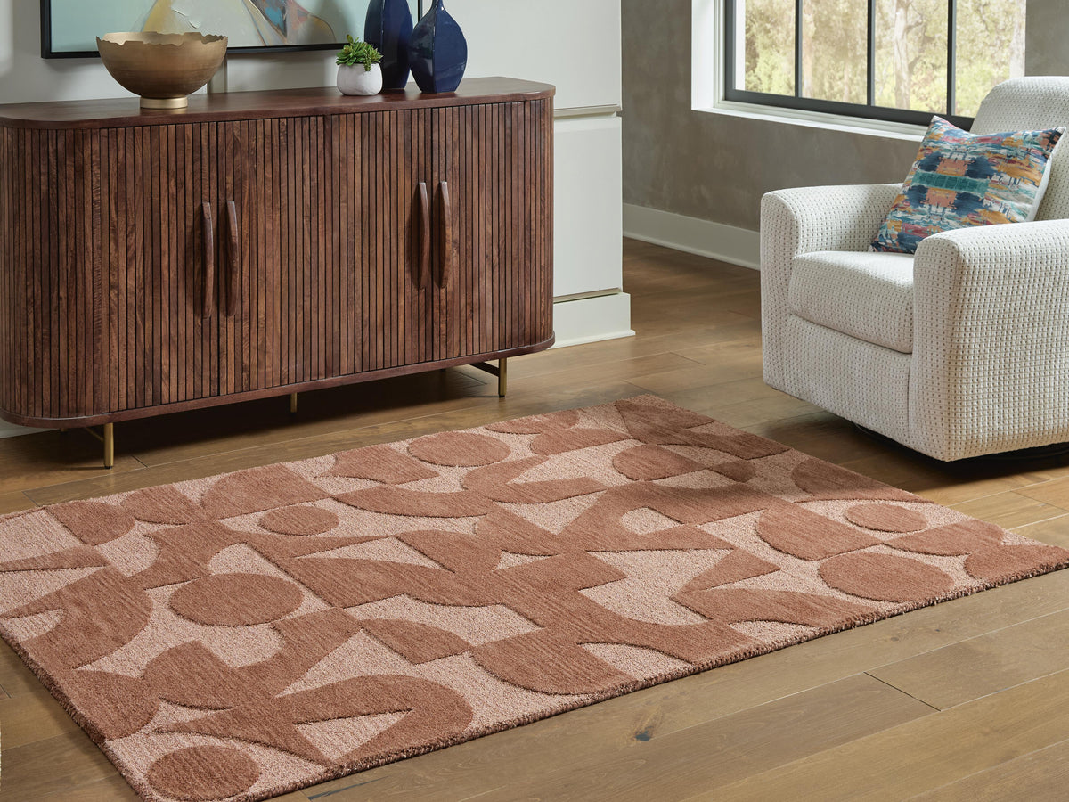 Perrenton Area Rug - R407202, R407201 - product view or room setting; only area rug included (supplier image 2)