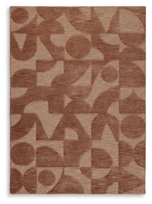 Perrenton Area Rug - R407202, R407201 - product view or room setting; only area rug included (supplier image 1)