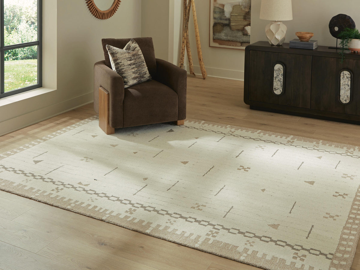 Dot Area Rug - R407651 - product view or room setting; only area rug included (supplier image 7)