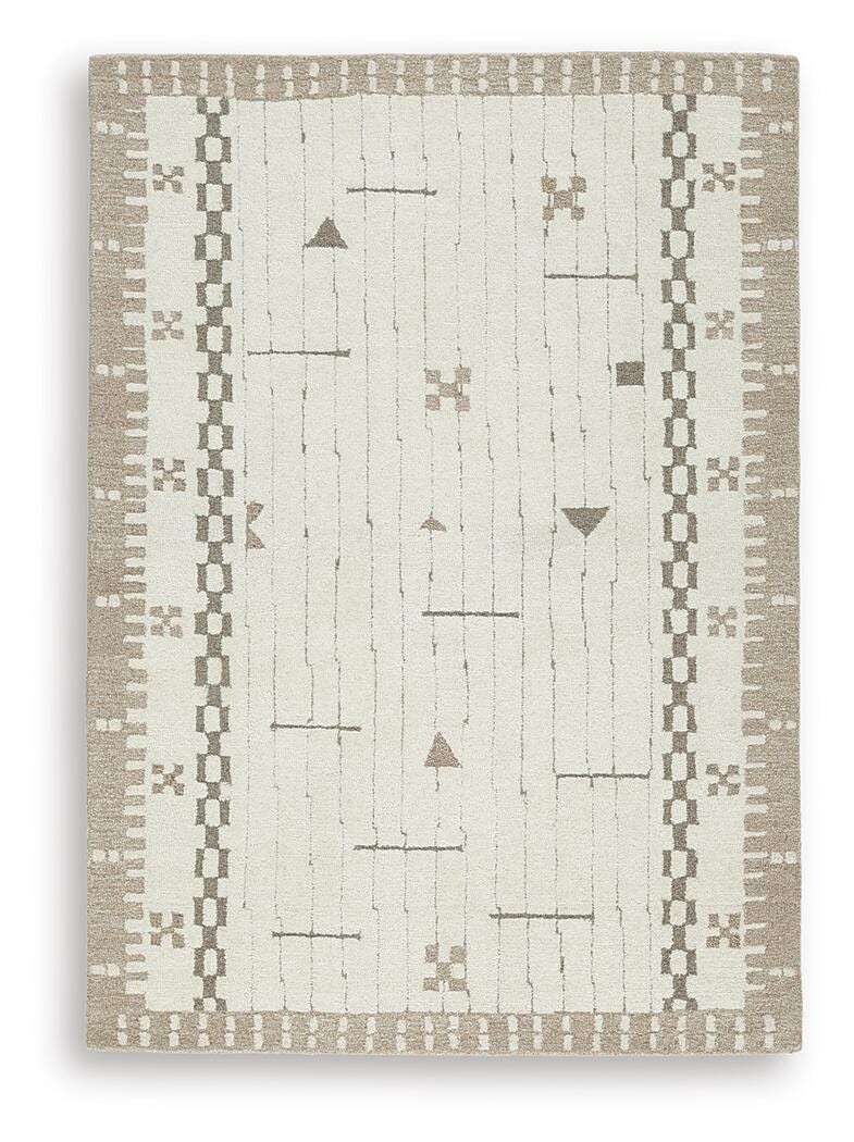 Dot Area Rug - R407652 - product view or room setting; only area rug included (supplier image 1)