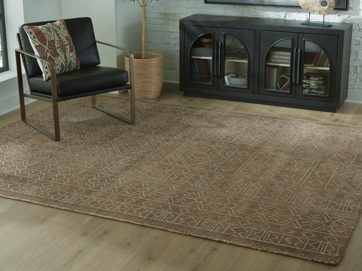 Merrittman Area Rug - R407701 - product view or room setting; only area rug included (supplier image 2)