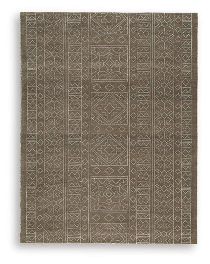 Merrittman Area Rug - R407701 - product view or room setting; only area rug included (supplier image 1)
