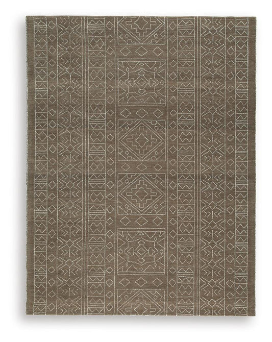 Merrittman Area Rug - R407701 - product view or room setting; only area rug included (supplier image 1)