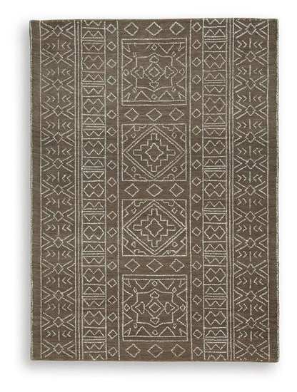 Merrittman Area Rug - R407702 - product view or room setting; only area rug included (supplier image 6)