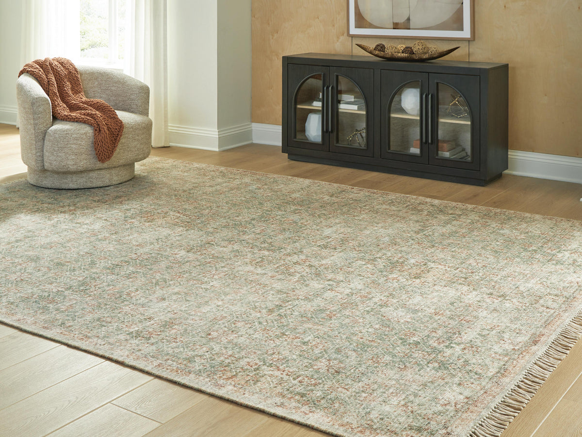 Rossbury Area Rug - R407960 - product view or room setting; only area rug included (supplier image 10)