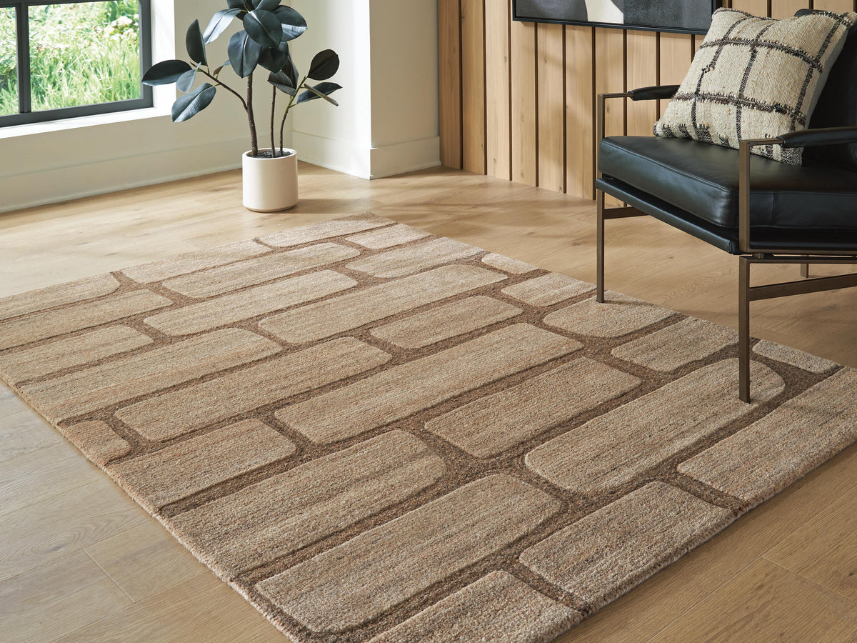 Orest Area Rug - R407982 - product view or room setting; only area rug included (supplier image 2)