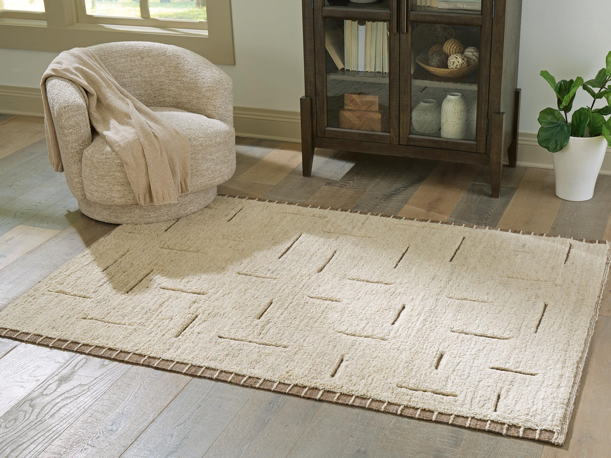 Clayman Area Rug - R408342 - product view or room setting; only area rug included (supplier image 7)