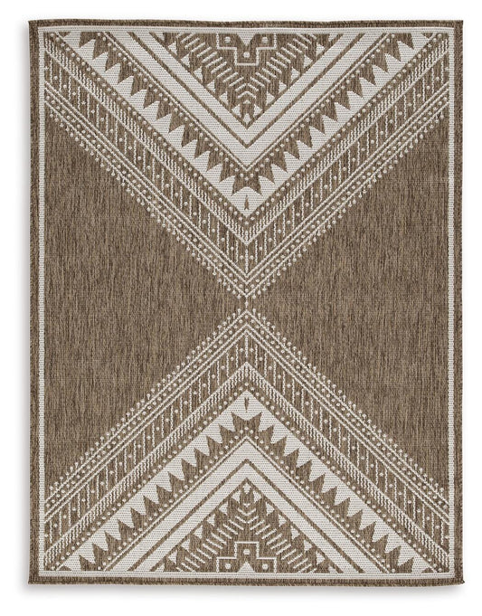 Dunsler Area Rug - R900012, R900011 - product view or room setting; only area rug included (supplier image 1)