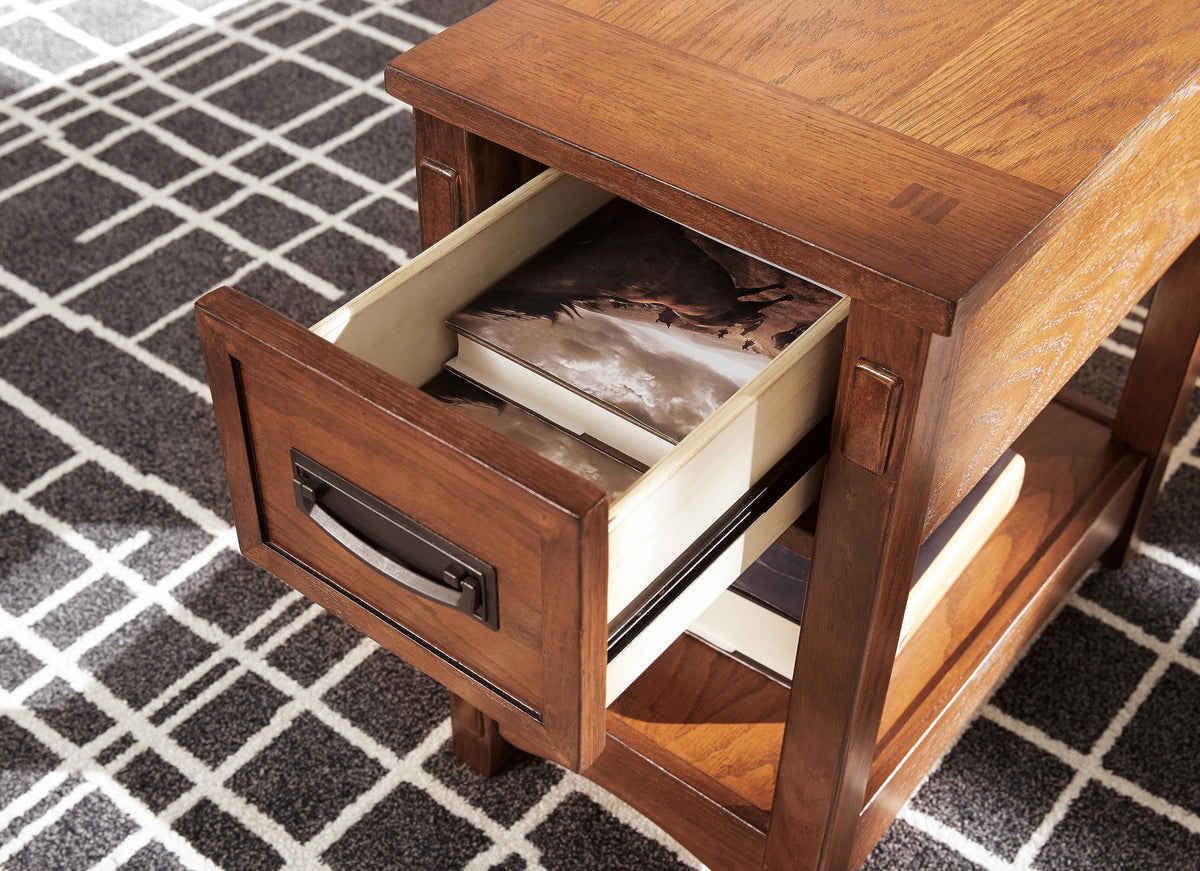 Breegin Chairside End Table - T007-319 - finish or detail (supplier image 21)