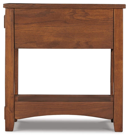 Breegin Chairside End Table - T007-319 - product view or room setting; only end table included (supplier image 20)