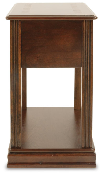 Breegin Chairside End Table - T007-527 - product view or room setting; only end table included (supplier image 5)