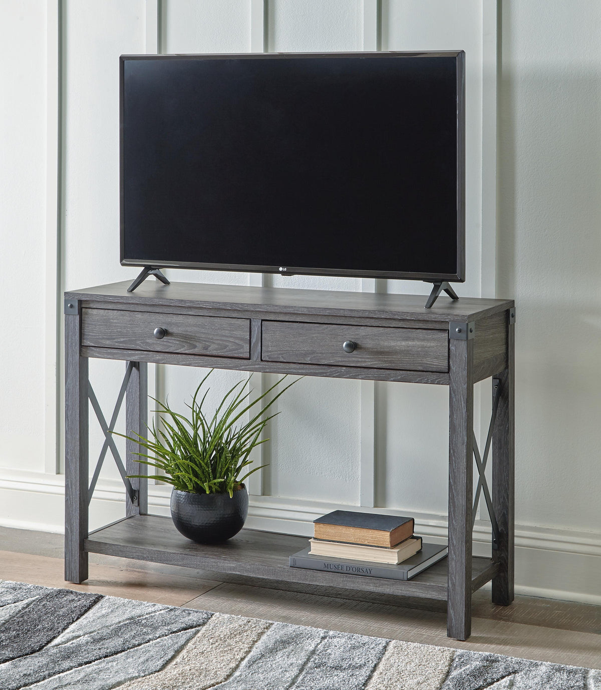 Freedan Sofa/Console Table - T175-4 - product view or room setting; only console table included (supplier image 6)