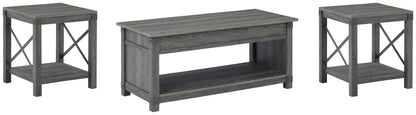 Freedan Living Room Table Sets - T175T1 - product view or room setting; complete kit and included component views (supplier image 1)