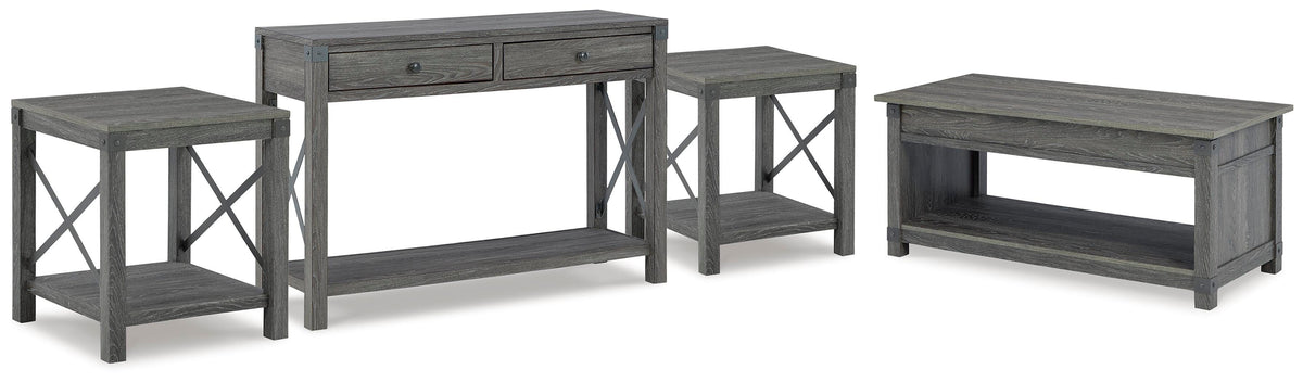 Freedan Living Room Table Sets - T175T2 - product view or room setting; complete kit and included component views (supplier image 23)