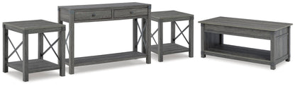 Freedan Living Room Table Sets - T175T2 - product view or room setting; complete kit and included component views (supplier image 23)