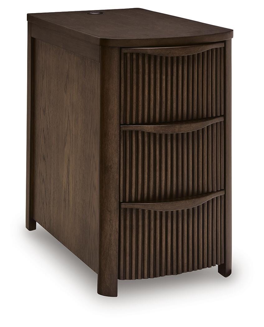 Camdill Chairside End Table - T208-217 - product view or room setting; only end table included (supplier image 10)