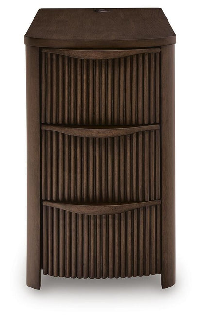 Camdill Chairside End Table - T208-217 - product view or room setting; only end table included (supplier image 13)