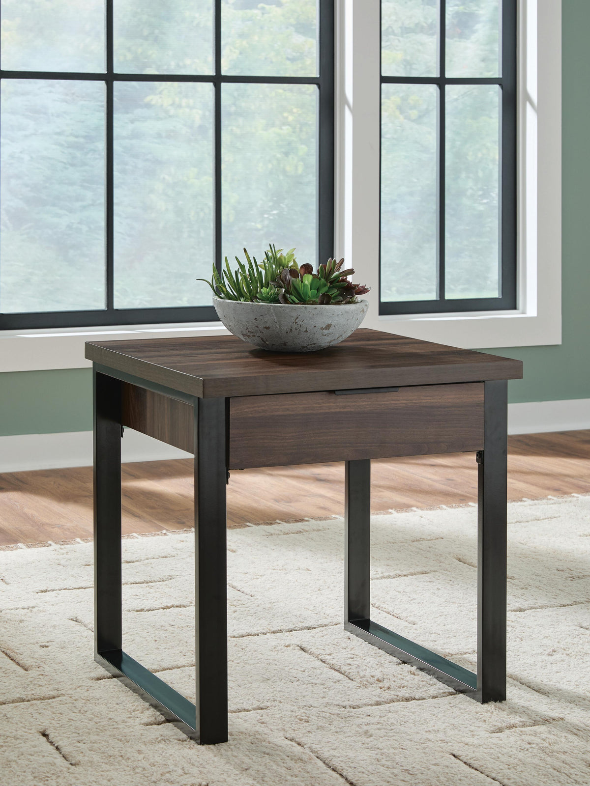 Wickman Falls End Table - T318-2 - product view or room setting; only end table included (supplier image 2)