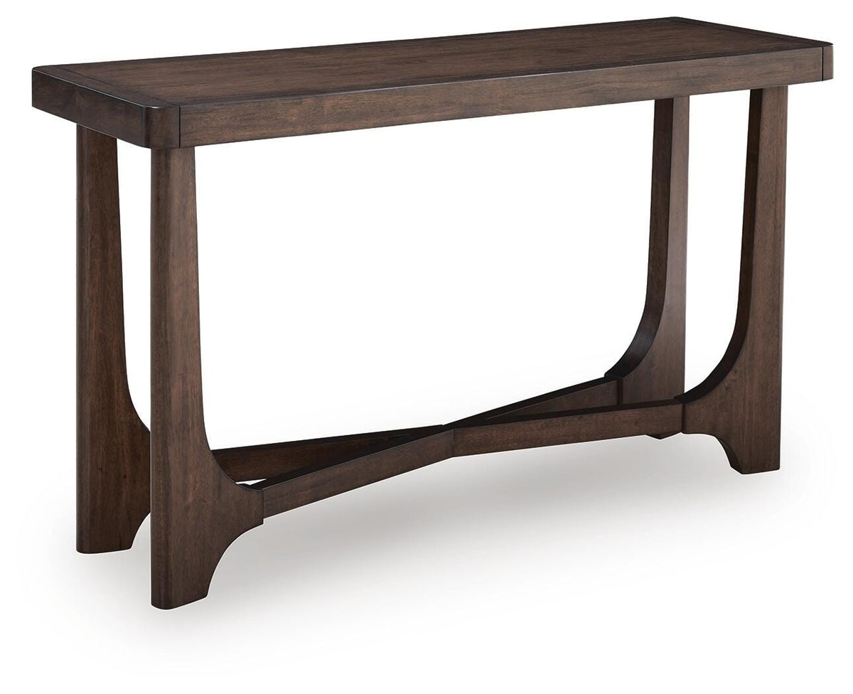 Korestone Sofa Table - T438-4 - product view or room setting; only console table included (supplier image 1)