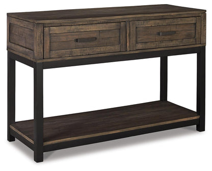 Johurst Sofa/Console Table - T444-4 - product view or room setting; only console table included (supplier image 1)