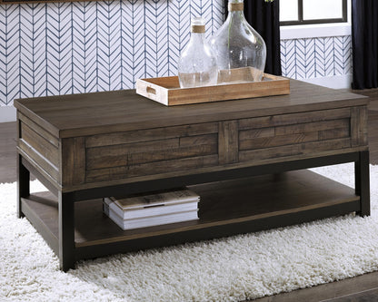 Johurst Coffee Table with Lift Top - T444-9 - product view or room setting; only coffee table included (supplier image 2)
