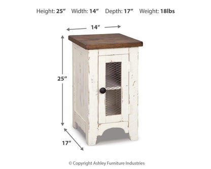 Wystfield Coffee Table Sets - T459T2, T459T4, T459T3 - approximate manufacturer dimensions (supplier image 7)