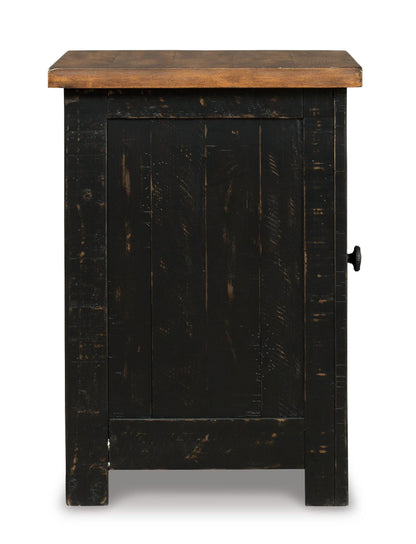 Valebeck Chairside End Table - T468-7 - product view or room setting; only end table included (supplier image 7)