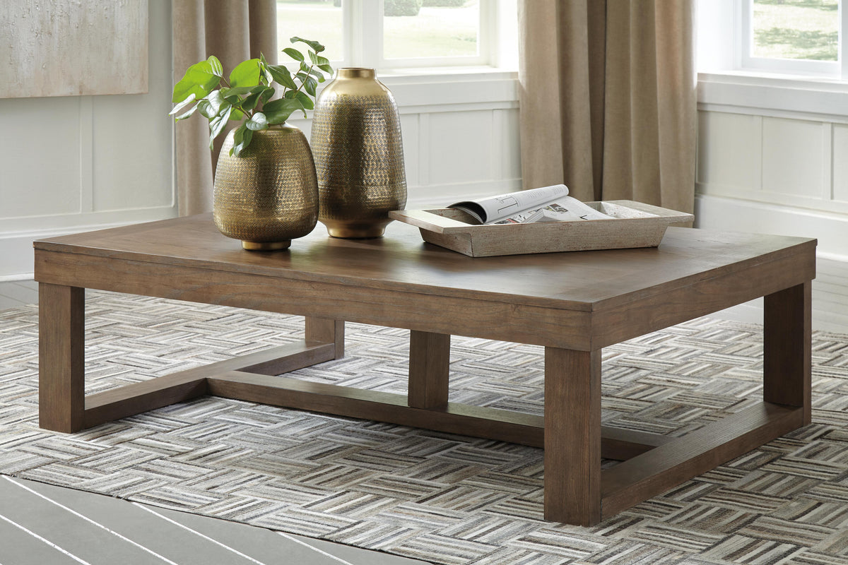 Cariton Coffee Table - T471-1 - product view or room setting; only coffee table included (supplier image 2)