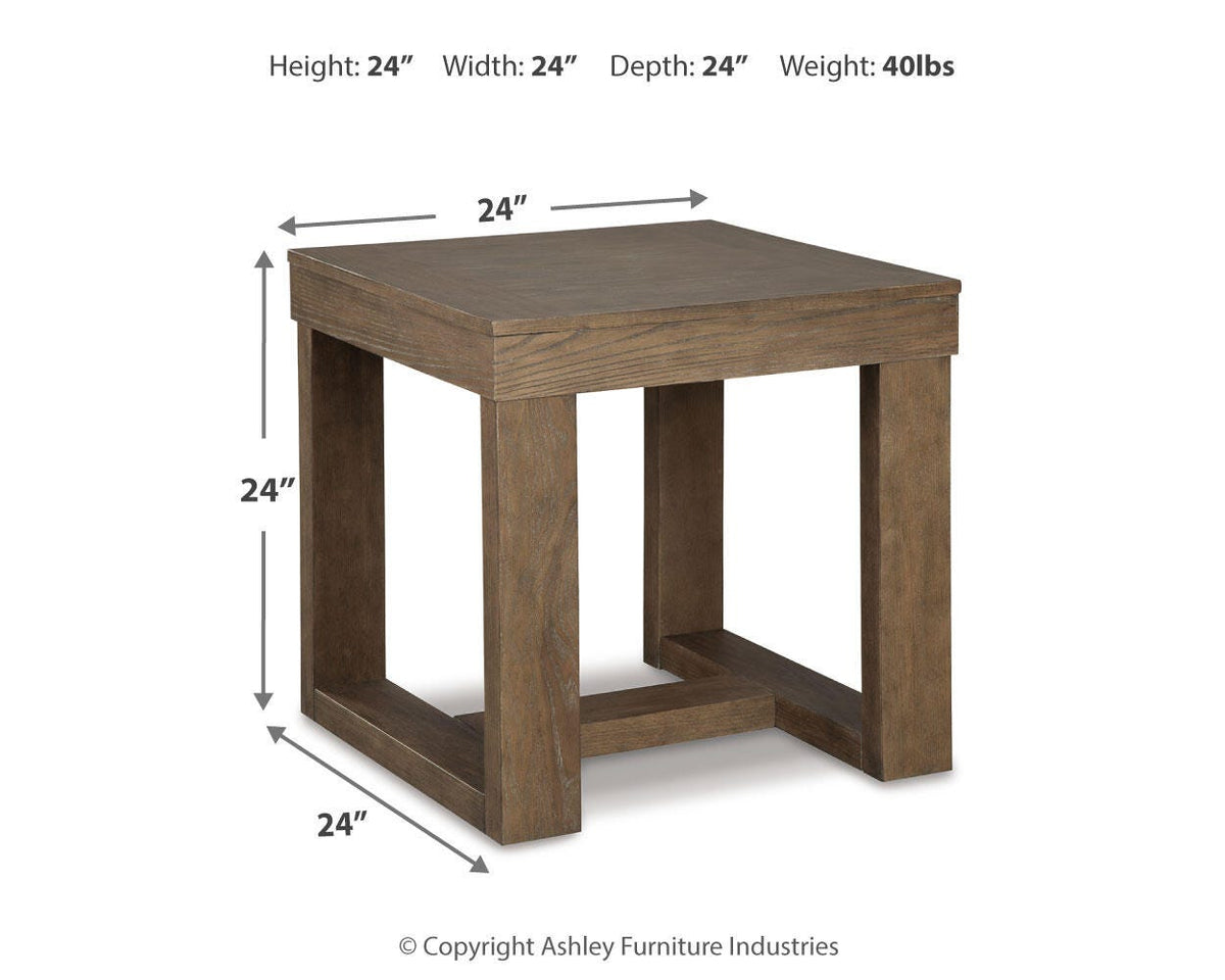 Cariton Coffee Table and 2 End Tables - T471T1 - approximate manufacturer dimensions (supplier image 7)