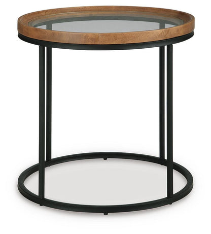 Noraluna End Table - T502-6 - product view or room setting; only end table included (supplier image 3)