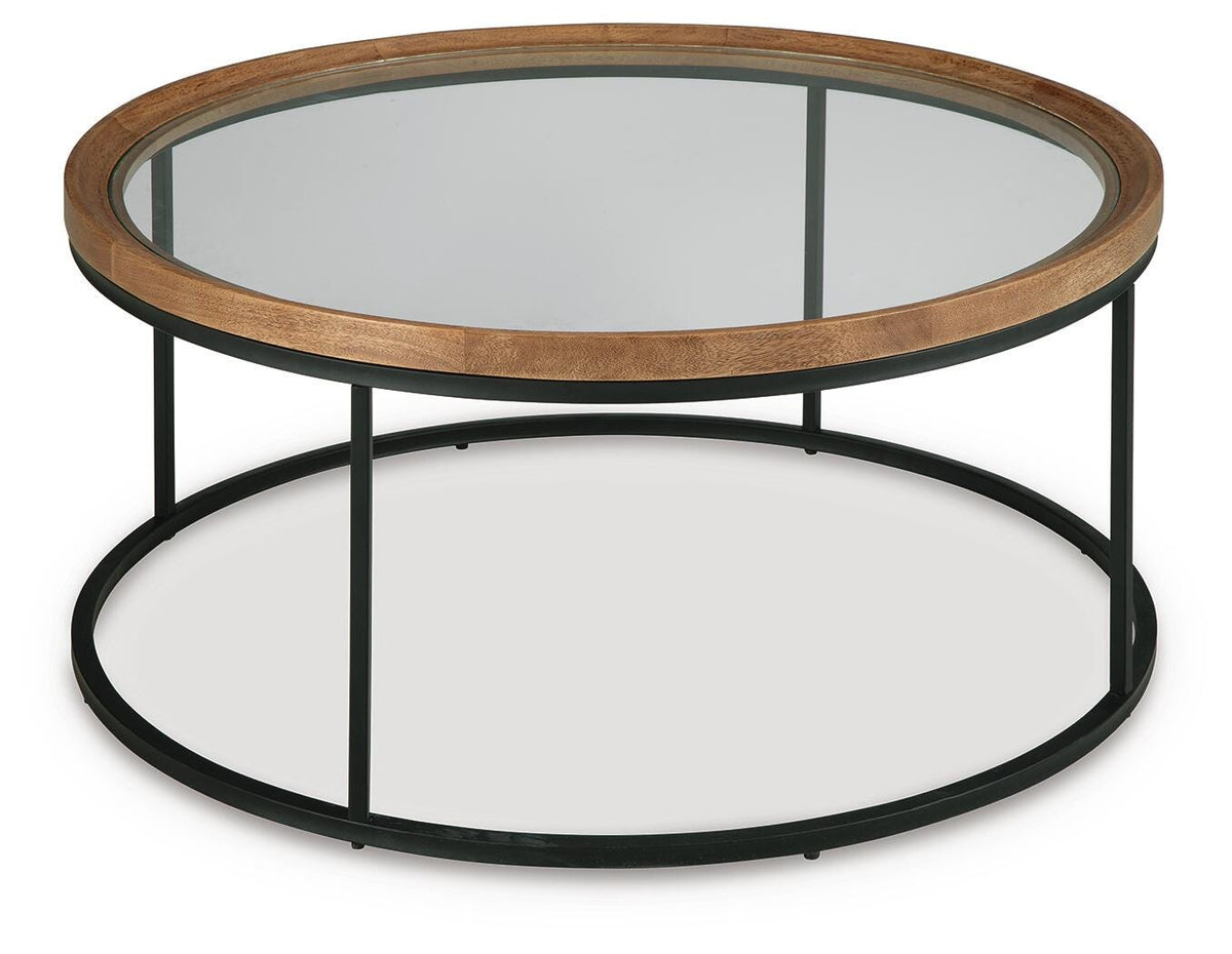 Noraluna Coffee Table - T502-8 - product view or room setting; only coffee table included (supplier image 4)