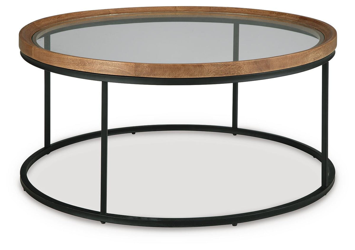 Noraluna Coffee Table - T502-8 - product view or room setting; only coffee table included (supplier image 1)