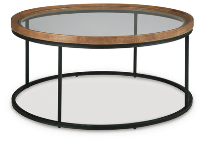 Noraluna Coffee Table - T502-8 - product view or room setting; only coffee table included (supplier image 1)