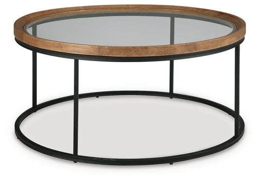 Noraluna Coffee Table - T502-8 - product view or room setting; only coffee table included (supplier image 1)