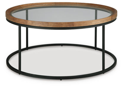 Noraluna Coffee Table - T502-8 - product view or room setting; only coffee table included (supplier image 3)