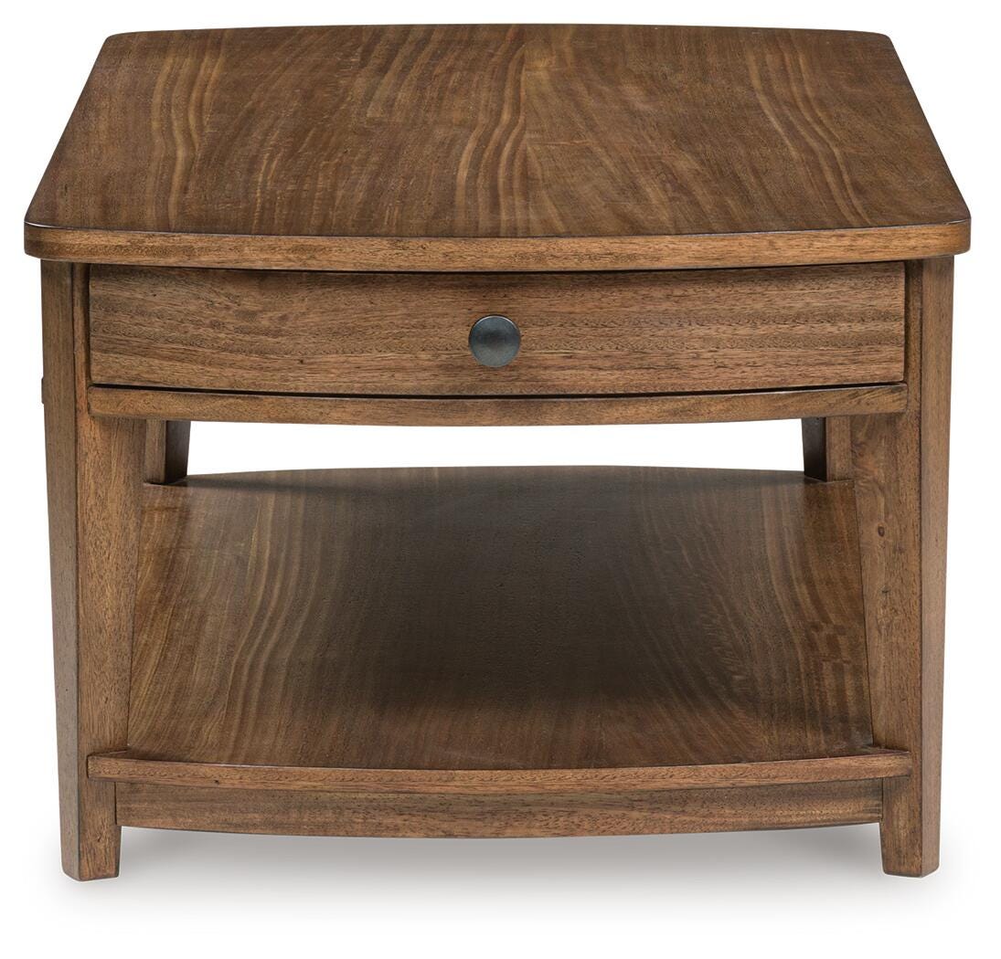 Burkbyer Coffee Table - T513-1 - product view or room setting; only coffee table included (supplier image 5)
